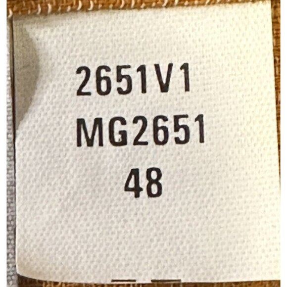 PERRY ELLIS Mens Shirt Button Up 100% Cotton Long Sleeve Orange Size Large - Picture 8 of 10